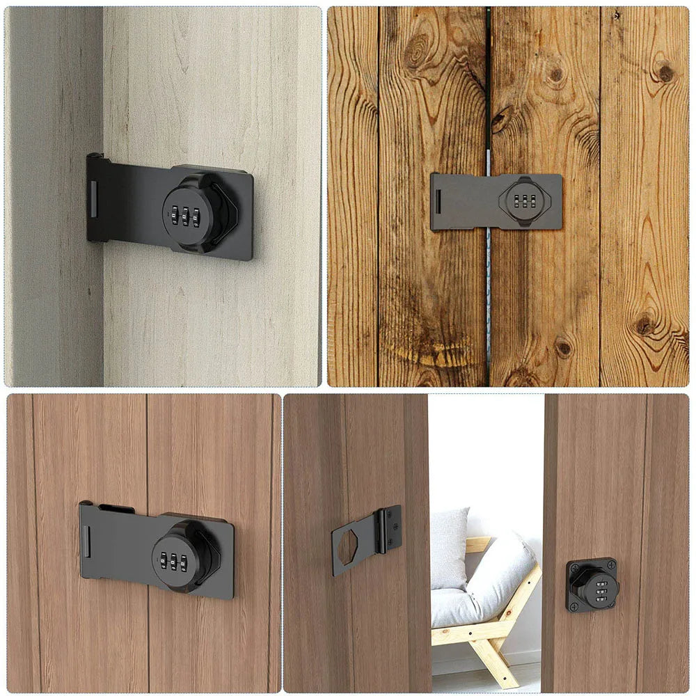 Household Cabinet Password Hasp Locks Cabinet Door Combination Lock Door Security Slide Latch Lock for Small Doors Cabinets Door c9f98b-b7.myshopify.com