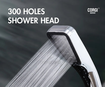 ABS Ultra Thin High Pressure Shower Head Water Save Pressurized 300 Hole Showers Rainfall Spray for Toilet Bathroom Accessories c9f98b-b7.myshopify.com