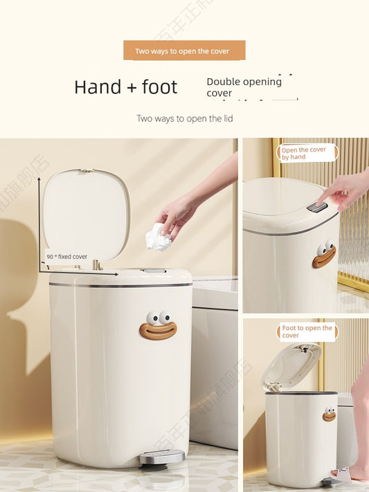 New Arrival Toilet Bedroom Living Room Large Trash Can with Lid c9f98b-b7.myshopify.com