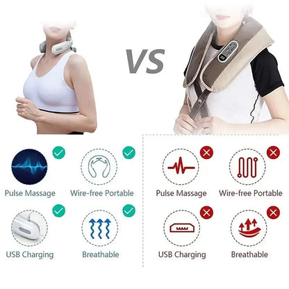 Neck Massage Machine 4 Head And Neck Protection Heating Machines Breathing Light Vibration Hot Compress Cervical Spine Machine c9f98b-b7.myshopify.com