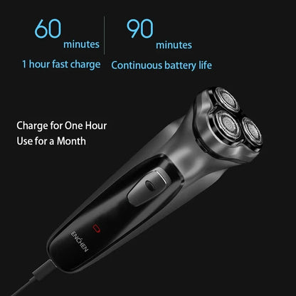 ENCHEN BlackStone Electric Shaver Razor Men Type-C Rechargeable Shaving Beard Machine Intelligent Control Travel Lock 100% New c9f98b-b7.myshopify.com