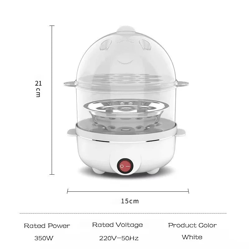 220V Multifunctional Electric Egg Boiler Double Layers Egg Cooker Mini Steamer Poacher Kitchen Cooking Breakfast Machine c9f98b-b7.myshopify.com