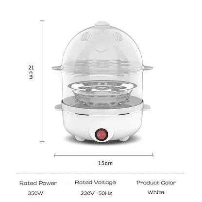 220V Multifunctional Electric Egg Boiler Double Layers Egg Cooker Mini Steamer Poacher Kitchen Cooking Breakfast Machine c9f98b-b7.myshopify.com