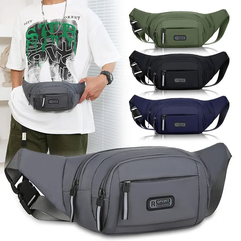 Men Canvas Fit Waistpack Mobile Fanny Waist Packs Men's Sports Outdoor Leisure Running Anti Theft Ultra Thin Invisible Waist Bag c9f98b-b7.myshopify.com