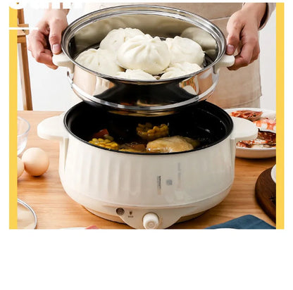 220V Multi Cookers Single/Double Layer Electric Pot 1-2 People Household Non-stick Pan Hot Pot Rice Cooker Cooking Appliances c9f98b-b7.myshopify.com