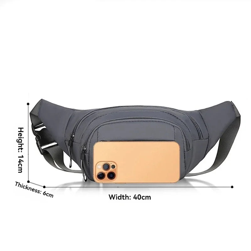 Men Canvas Fit Waistpack Mobile Fanny Waist Packs Men's Sports Outdoor Leisure Running Anti Theft Ultra Thin Invisible Waist Bag c9f98b-b7.myshopify.com