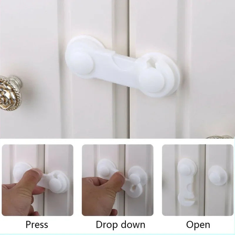 10/6/3pcs Children Security Protector Baby Care Multi-function Child Baby Safety Lock Cupboard Cabinet Door Drawer Safety Locks c9f98b-b7.myshopify.com