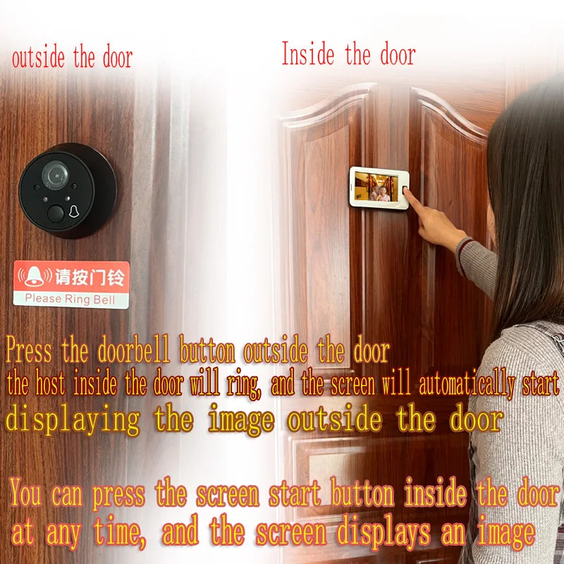 4.3-Inch Video Peephole Viewer with IR Night Vision c9f98b-b7.myshopify.com