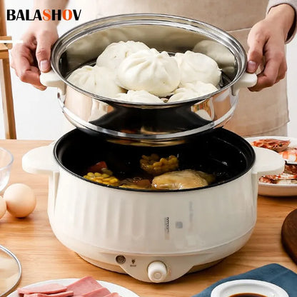 220V Multi Cookers Single/Double Layer Electric Pot 1-2 People Household Non-stick Pan Hot Pot Rice Cooker Cooking Appliances c9f98b-b7.myshopify.com