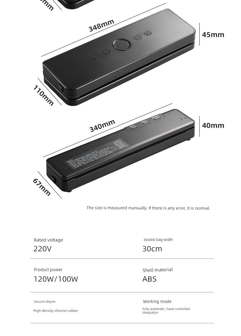 Smart Vacuum Sealing Machine for Fresh Food Preservation - Compressed Food Packaging & Storage c9f98b-b7.myshopify.com