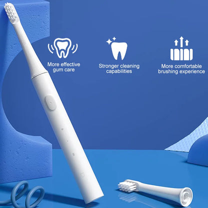 XIAOMI Mijia T100 Sonic Electric Toothbrush Mi Smart Waterproof Tooth Head Brush IPX7 Rechargeable USB for Teeth Brush Whitening c9f98b-b7.myshopify.com