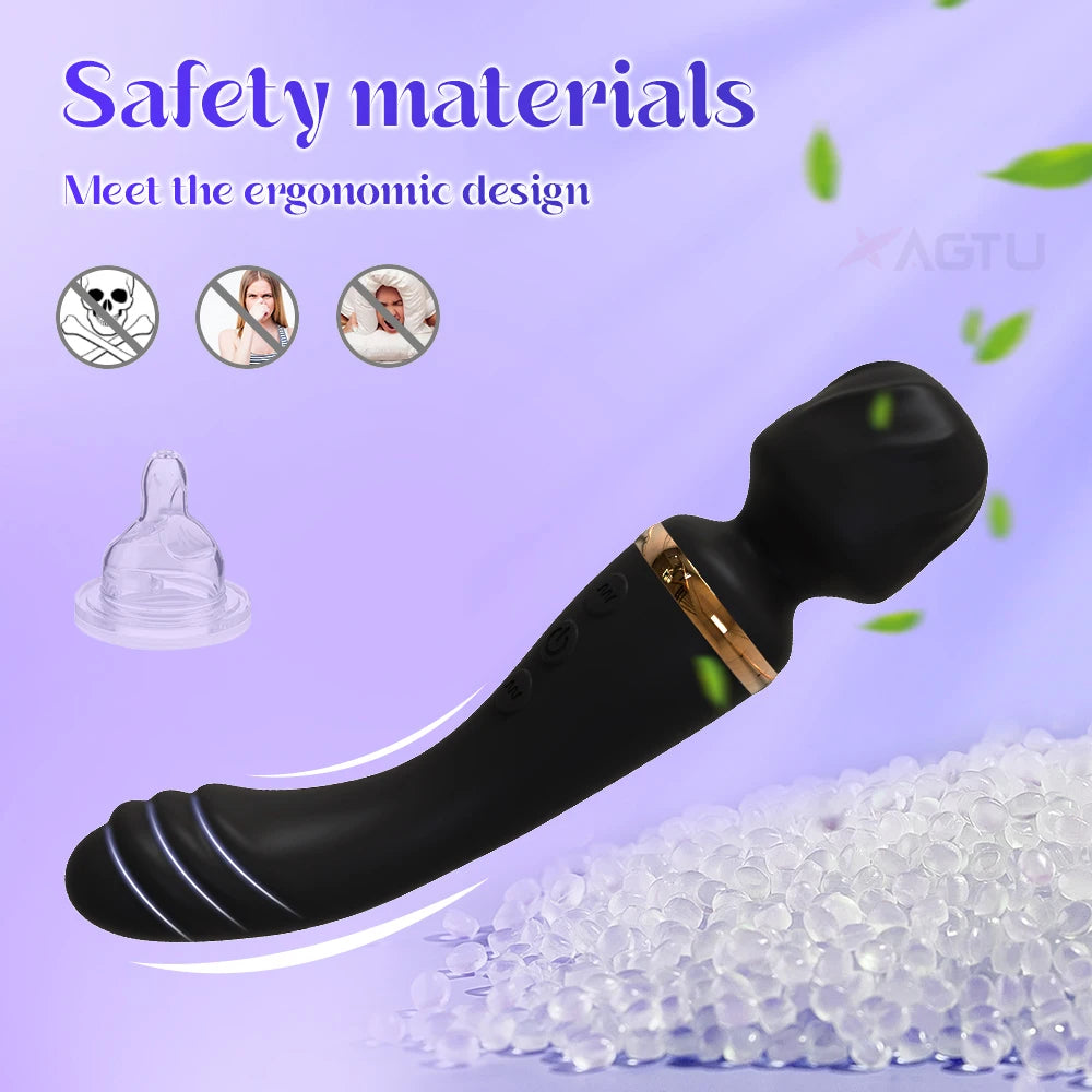 20 Speeds Powerful Dildo Vibrator Female AV Massager Wand G Spot Clitoris for Women Stimulator Adult Sex Toys Masturbator c9f98b-b7.myshopify.com