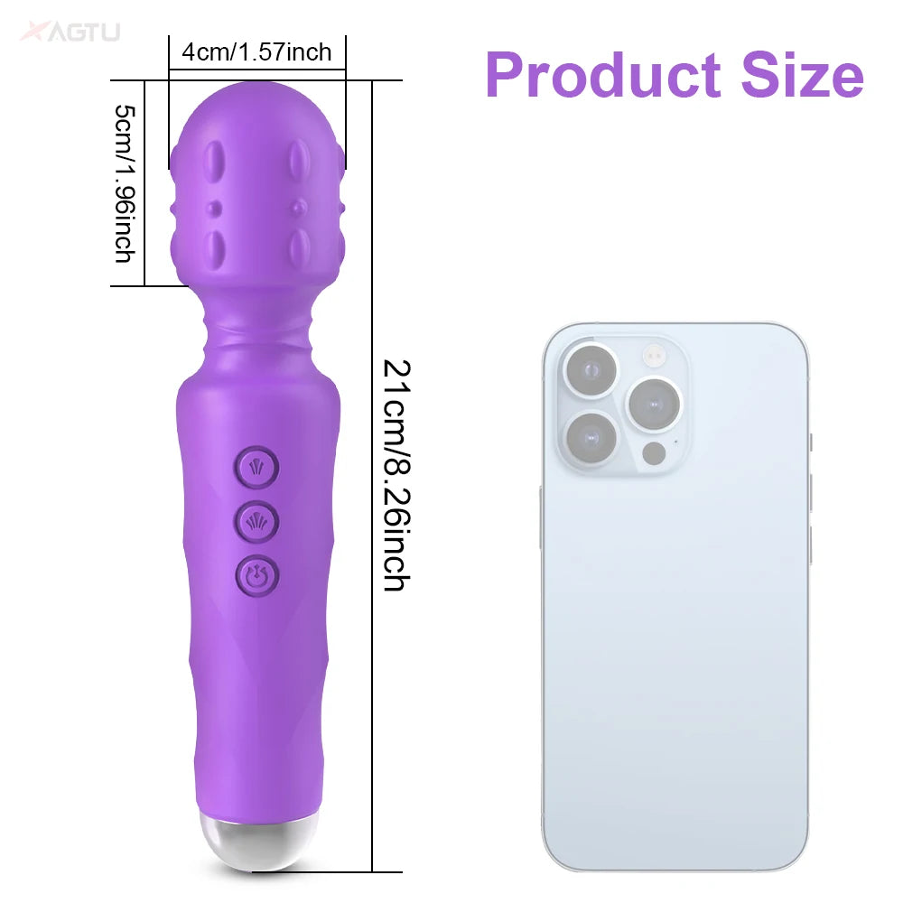 20 Speed Strong Dildo AV Vibrator for Women Vagina Clitoris Stimulator Vibrators Magic Wand Massager Erotica Sex Toys for Adults c9f98b-b7.myshopify.com