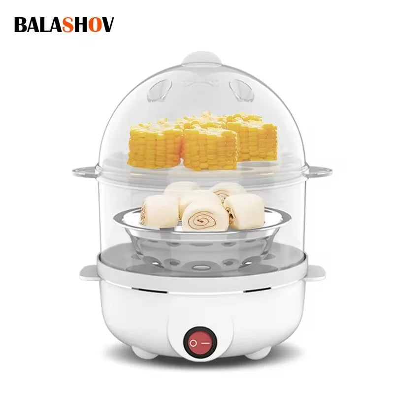 220V Multifunctional Electric Egg Boiler Double Layers Egg Cooker Mini Steamer Poacher Kitchen Cooking Breakfast Machine c9f98b-b7.myshopify.com