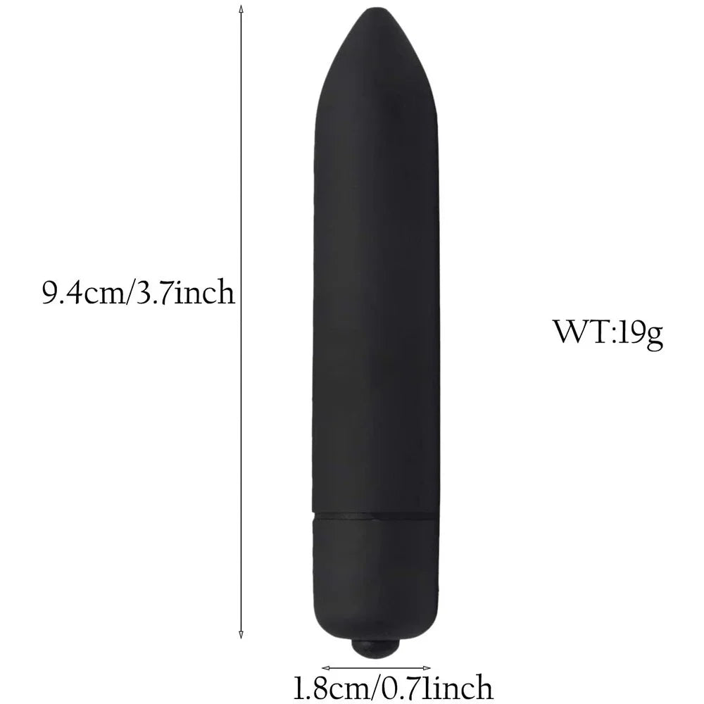 10 Speed Mini Bullet Vibrator - Waterproof Clitoral Stimulator for Women, Dildo Vibrator for Vagina and External Use c9f98b-b7.myshopify.com