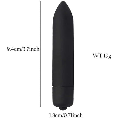 10 Speed Mini Bullet Vibrator - Waterproof Clitoral Stimulator for Women, Dildo Vibrator for Vagina and External Use c9f98b-b7.myshopify.com