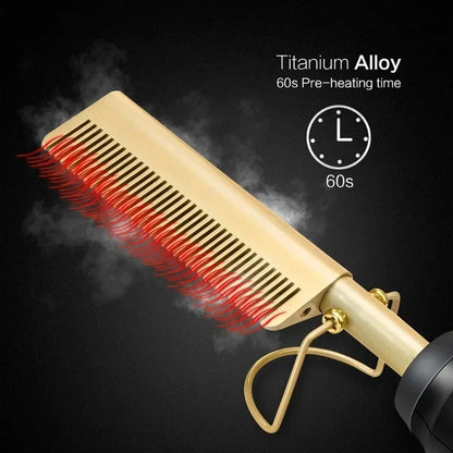 2 in 1 Electric Hot Heating Comb Hair Straightener Curler Wet Dry Hair Iron Straightening Brush Hair Styling Tool c9f98b-b7.myshopify.com