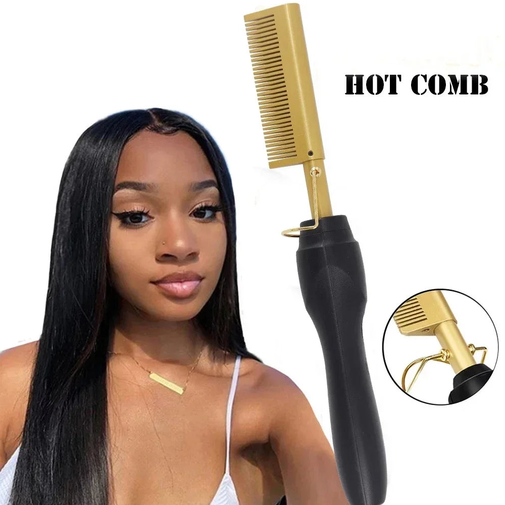 2 in 1 Electric Hot Heating Comb Hair Straightener Curler Wet Dry Hair Iron Straightening Brush Hair Styling Tool c9f98b-b7.myshopify.com