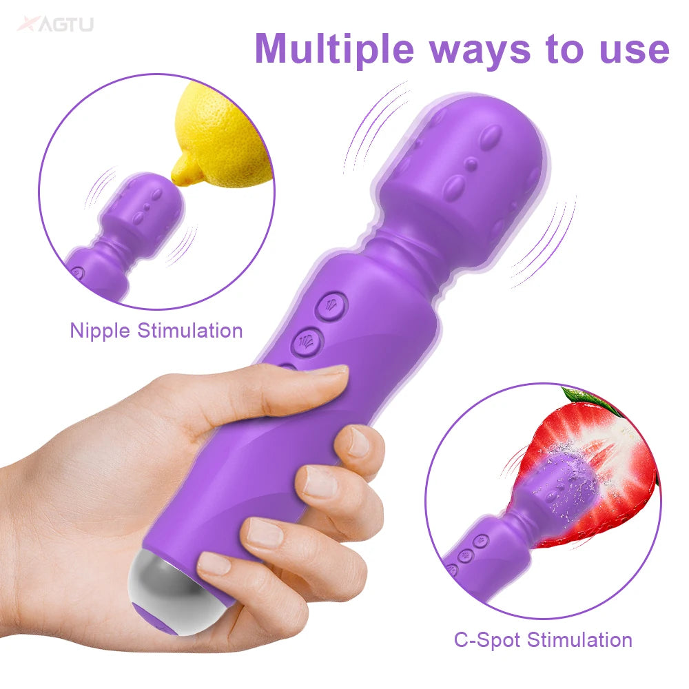 20 Speed Strong Dildo AV Vibrator for Women Vagina Clitoris Stimulator Vibrators Magic Wand Massager Erotica Sex Toys for Adults c9f98b-b7.myshopify.com