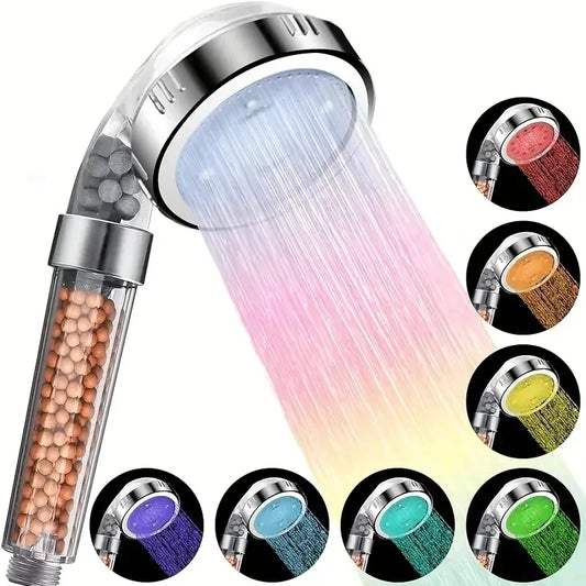 LED 3/7 Colors Shower Head Automatically Color-Changing LED Shower Light Water Saving Shower Head Bathroom Accessorries c9f98b-b7.myshopify.com