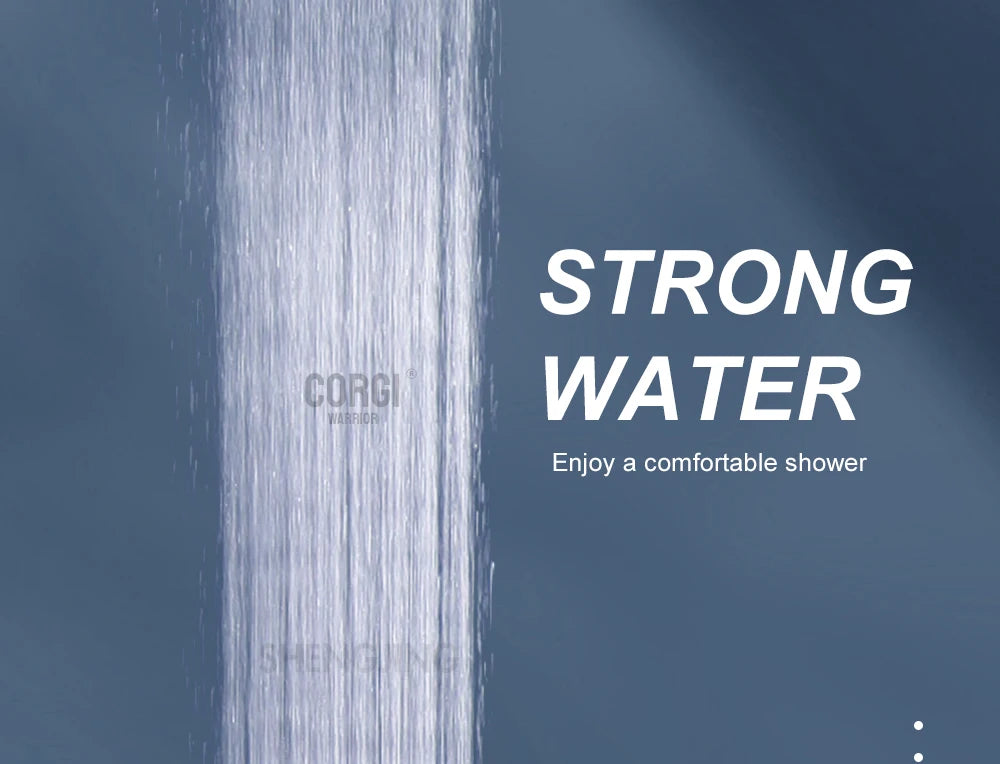 ABS Ultra Thin High Pressure Shower Head Water Save Pressurized 300 Hole Showers Rainfall Spray for Toilet Bathroom Accessories c9f98b-b7.myshopify.com