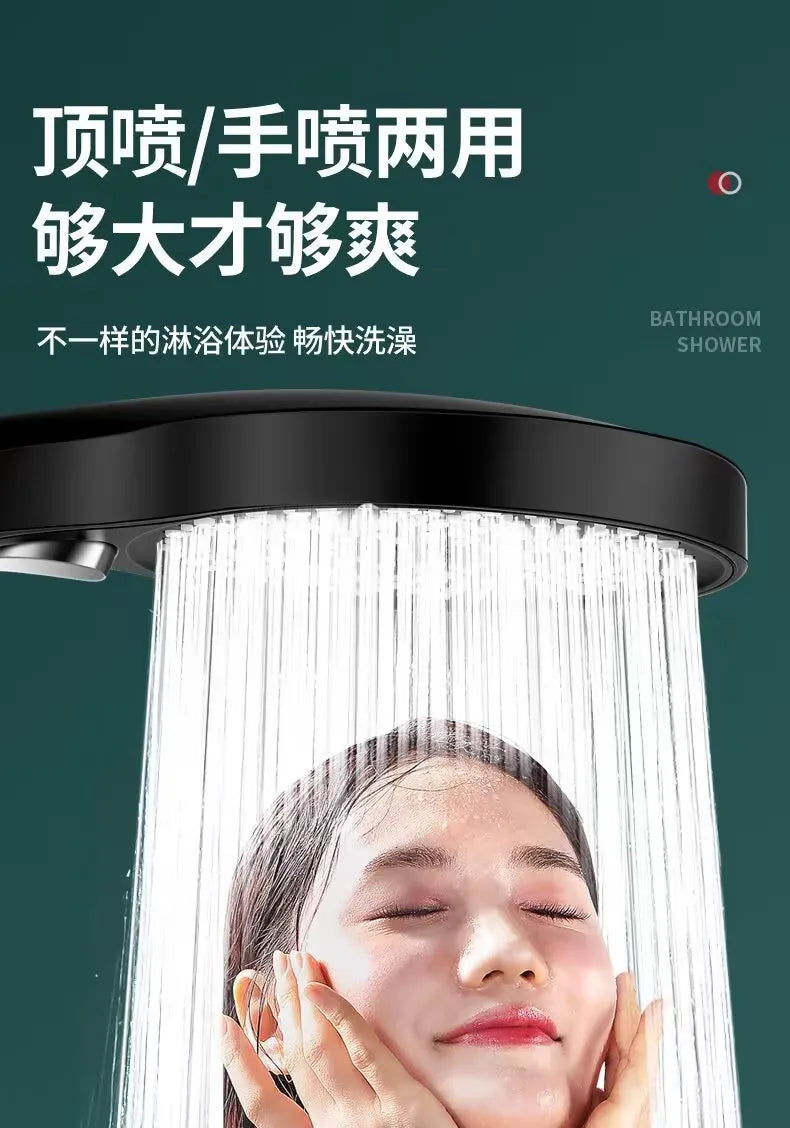 13CM Big Panel Large Flow Shower Head 3 Modes Adjustable High Pressure Water-saving Shower Mixer Nozzles Bathroom Accessories c9f98b-b7.myshopify.com