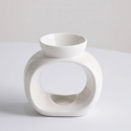 Essential Oil Burner Decorative Censer Fragrance Warmer Porcelain Aroma Burner for Garden Living Room Porch Desktop Office c9f98b-b7.myshopify.com