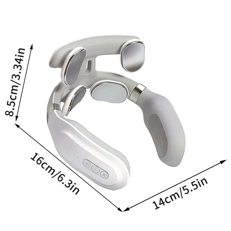 Neck Massage Machine 4 Head And Neck Protection Heating Machines Breathing Light Vibration Hot Compress Cervical Spine Machine c9f98b-b7.myshopify.com