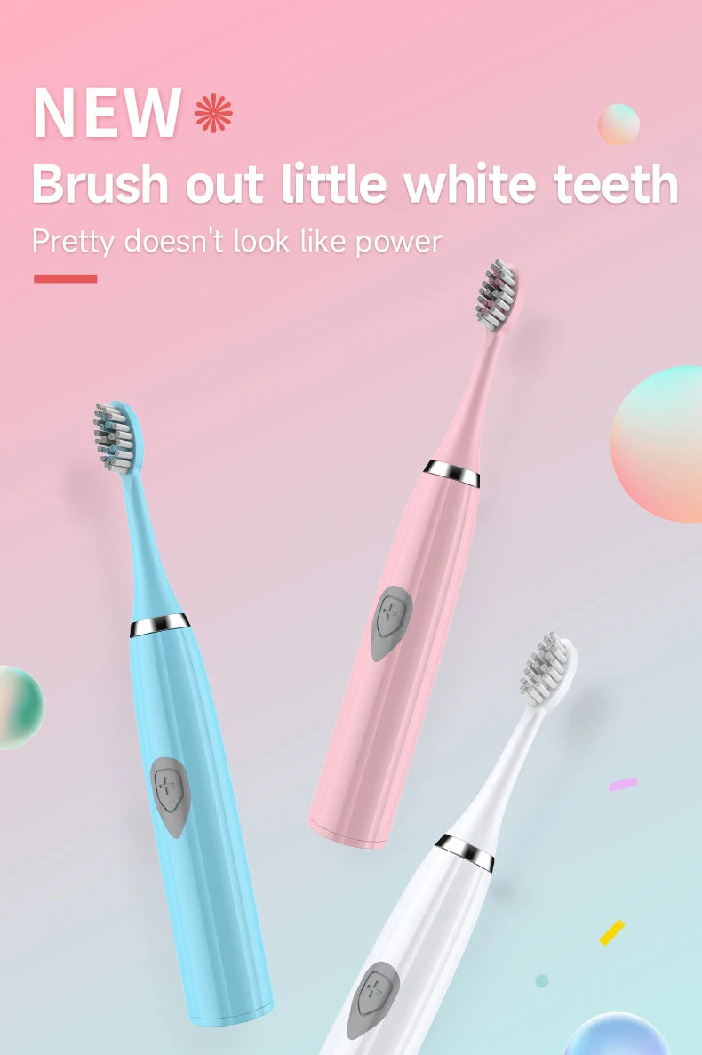 Electric Toothbrush for Adults Soft DuPont Bristle Portable Battery Endurance IPX6 Waterproof Intelligent Effective Oral Care c9f98b-b7.myshopify.com