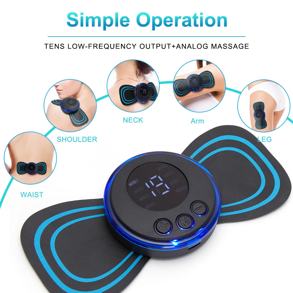 Electric EMS Neck Massager Gel Pad c9f98b-b7.myshopify.com