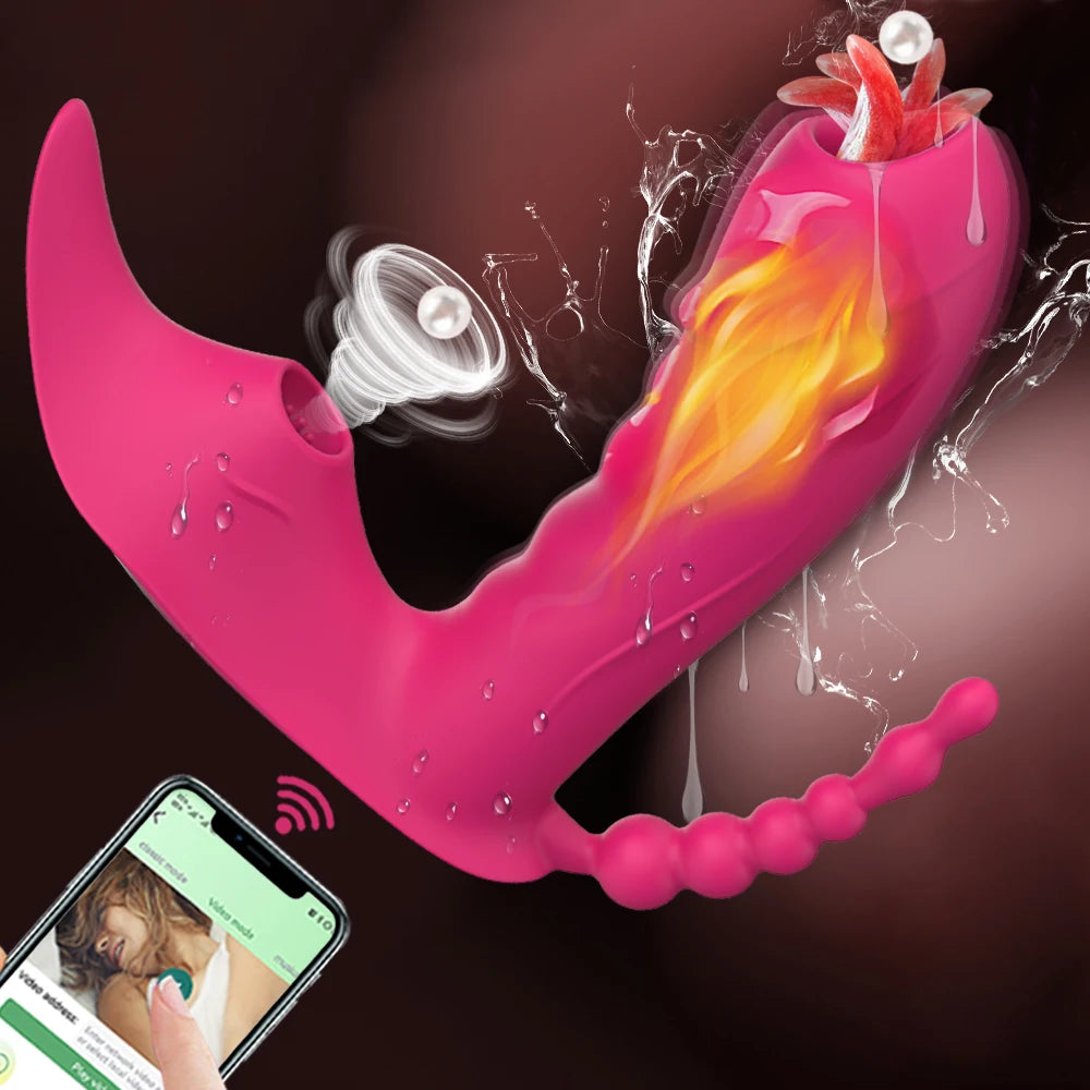 3-in-1 Bluetooth APP Dildo Vibrator – Female Masturbator with Vacuum Clitoral and Vagina Sucking Stimulator – Adult Sex Toy for Women and Couples c9f98b-b7.myshopify.com