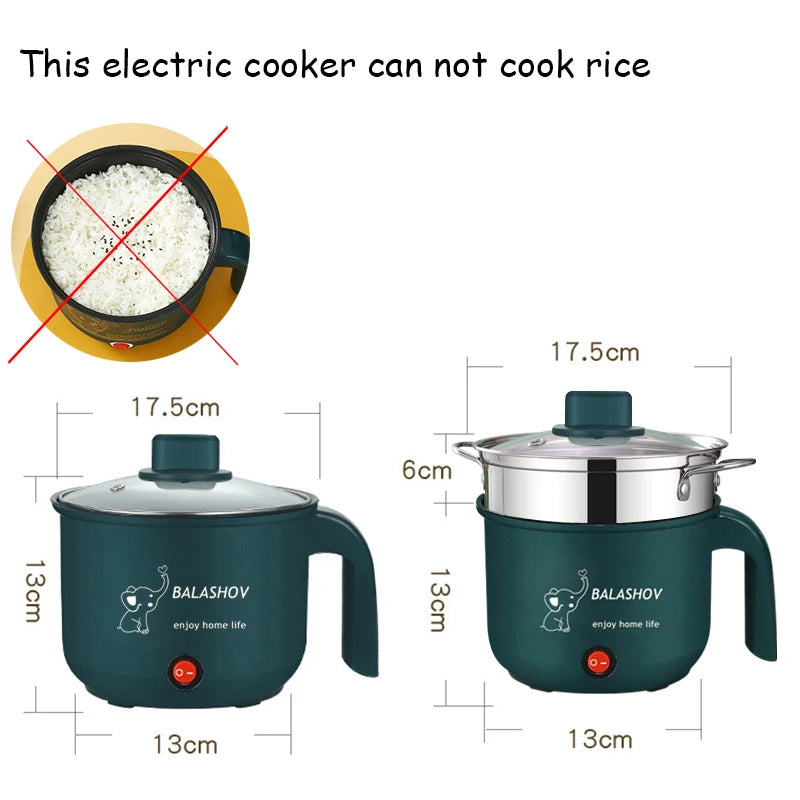 Mini Electric Cooker Non-stick Cooking for 1-2 People - Single/Double Hot Pot Steamer c9f98b-b7.myshopify.com