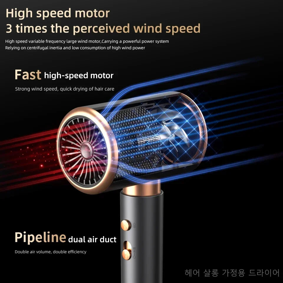 Ionic Hair Dryer High Speed Motor Blow Drier 2000W Hairdryer Negative Ion Hair Care Styler Professional Blow Dryer c9f98b-b7.myshopify.com