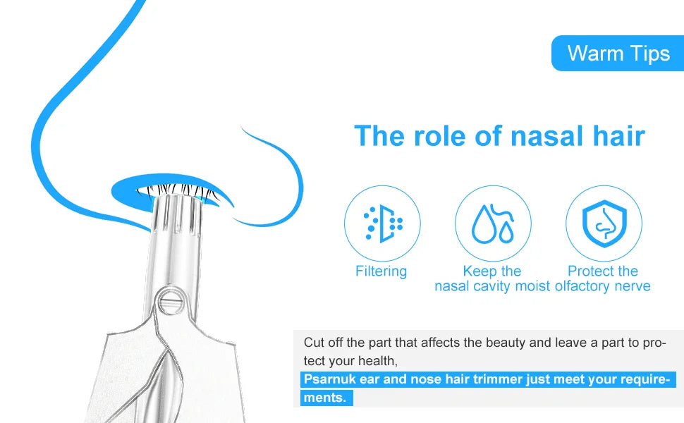 Nose Hair Trimmer For Men And Women With No Noise Washable Manual Nasal Hair Trimmer триммер для носа aparador de pêlos do nariz c9f98b-b7.myshopify.com