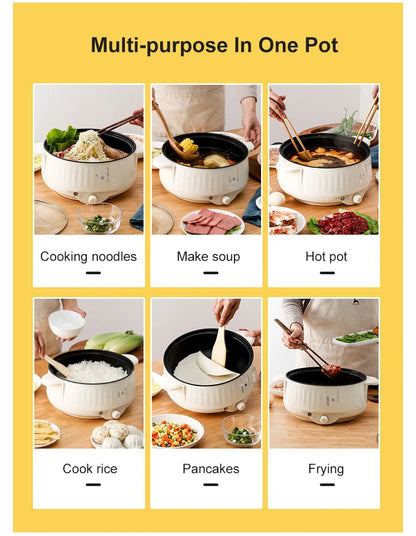 220V Multi Cookers Single/Double Layer Electric Pot 1-2 People Household Non-stick Pan Hot Pot Rice Cooker Cooking Appliances c9f98b-b7.myshopify.com