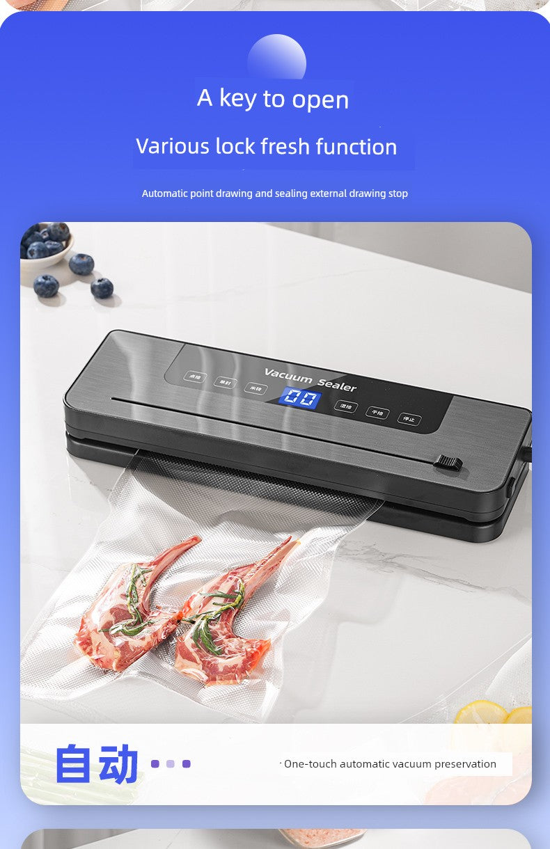 Smart Vacuum Sealing Machine for Fresh Food Preservation - Compressed Food Packaging & Storage c9f98b-b7.myshopify.com