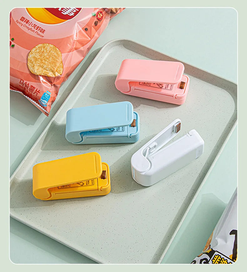 Plastic Heat Bag Sealer Food Packaging Sealing Machine Portable Snack Bag Sealing Clip Kitchen Storage Accessories Home Gadgets c9f98b-b7.myshopify.com