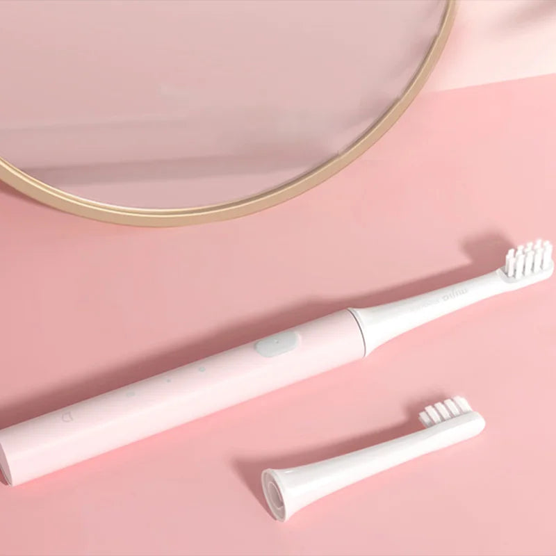 XIAOMI Mijia T100 Sonic Electric Toothbrush Mi Smart Waterproof Tooth Head Brush IPX7 Rechargeable USB for Teeth Brush Whitening c9f98b-b7.myshopify.com