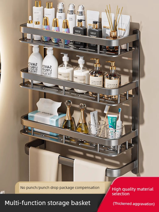 Alumimum Storage Wall-Mounted Washstand Bathroom Shelf c9f98b-b7.myshopify.com