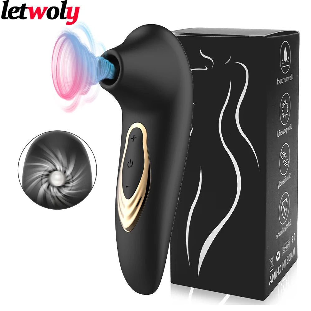 Powerful Clit Sucker Vibrator for Women - Clitoris & Nipple Sucking Massager, 10-Mode Oral Vacuum Stimulator, Rechargeable Silicone Adult Sex Toy c9f98b-b7.myshopify.com