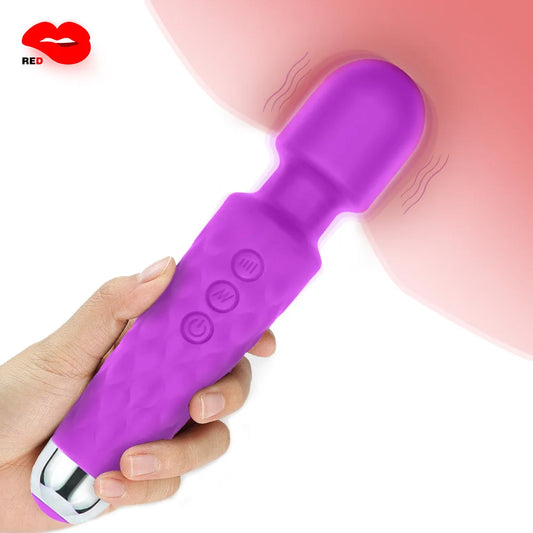 USB Rechargeable Wand Vibrator for Women - 18+ Adult Massage Stick, Dildo, Pussy & Vagina Masturbator c9f98b-b7.myshopify.com